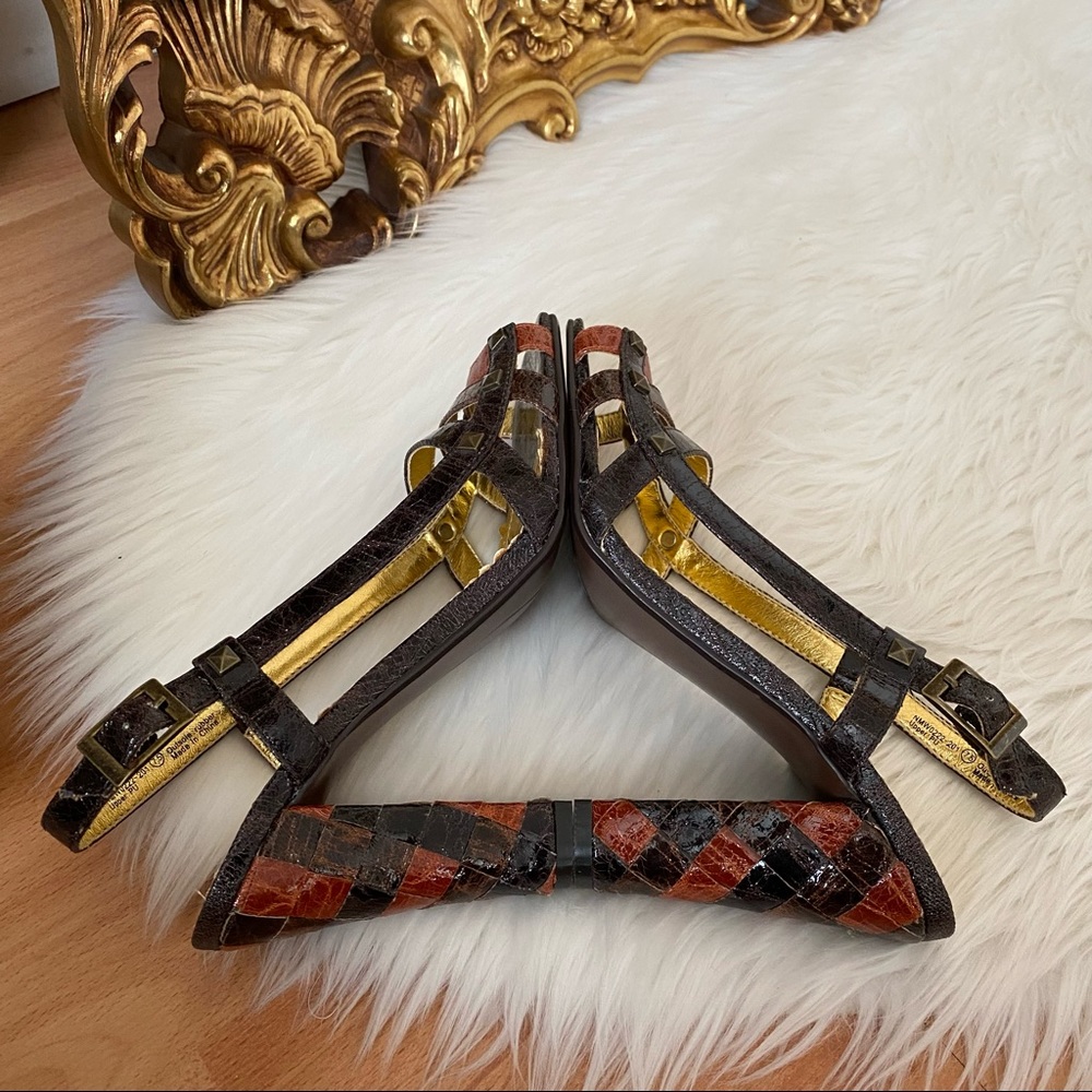 Naughty Monkey Patchwork Heels Nwot - image 6